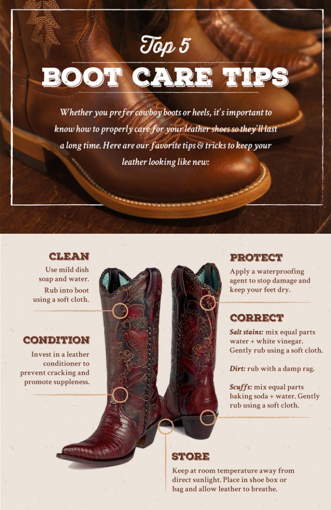 Leather Boot Care | let it shine